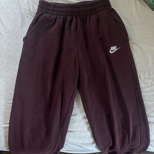 Nike Kids Dark Maroon Joggers